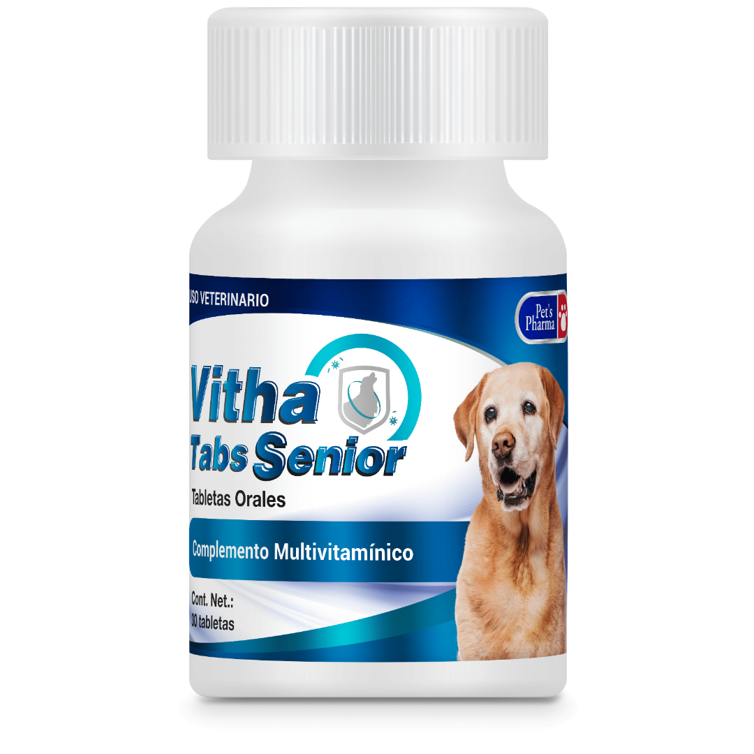 Vitha Tabs Senior Pet's Pharma - 30 Tabletas Vitha Tabs Senior Pet's Pharma - 30 Tabletas